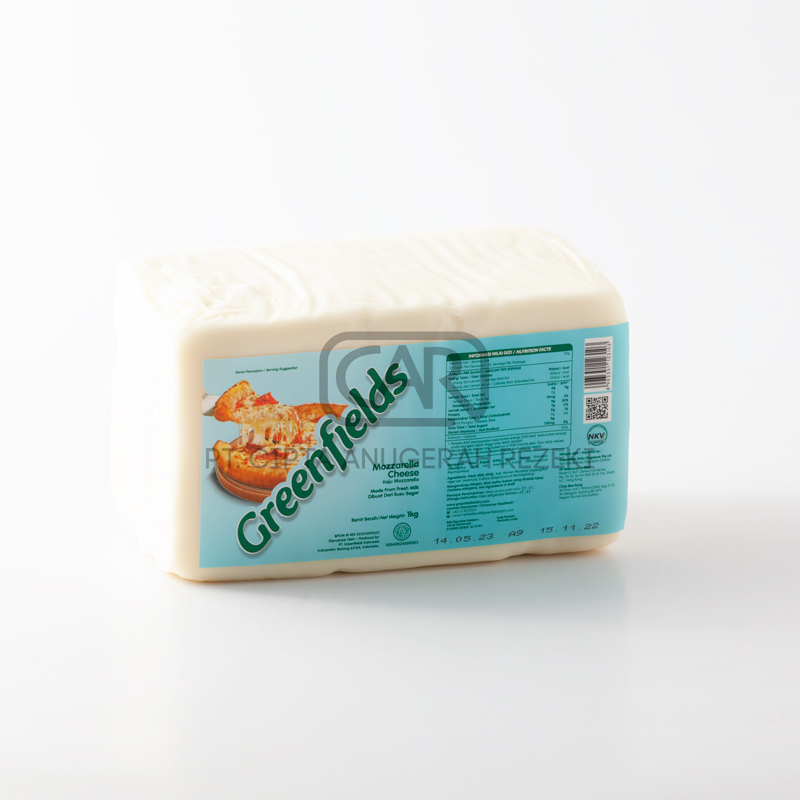 Greenfields Mozzarella Block Cheese 1000g